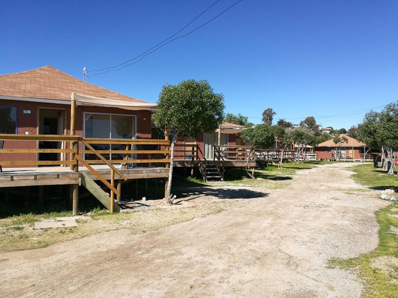 Cabanas Y Camping Mar Azul Otel Guanaqueros Dış mekan fotoğraf